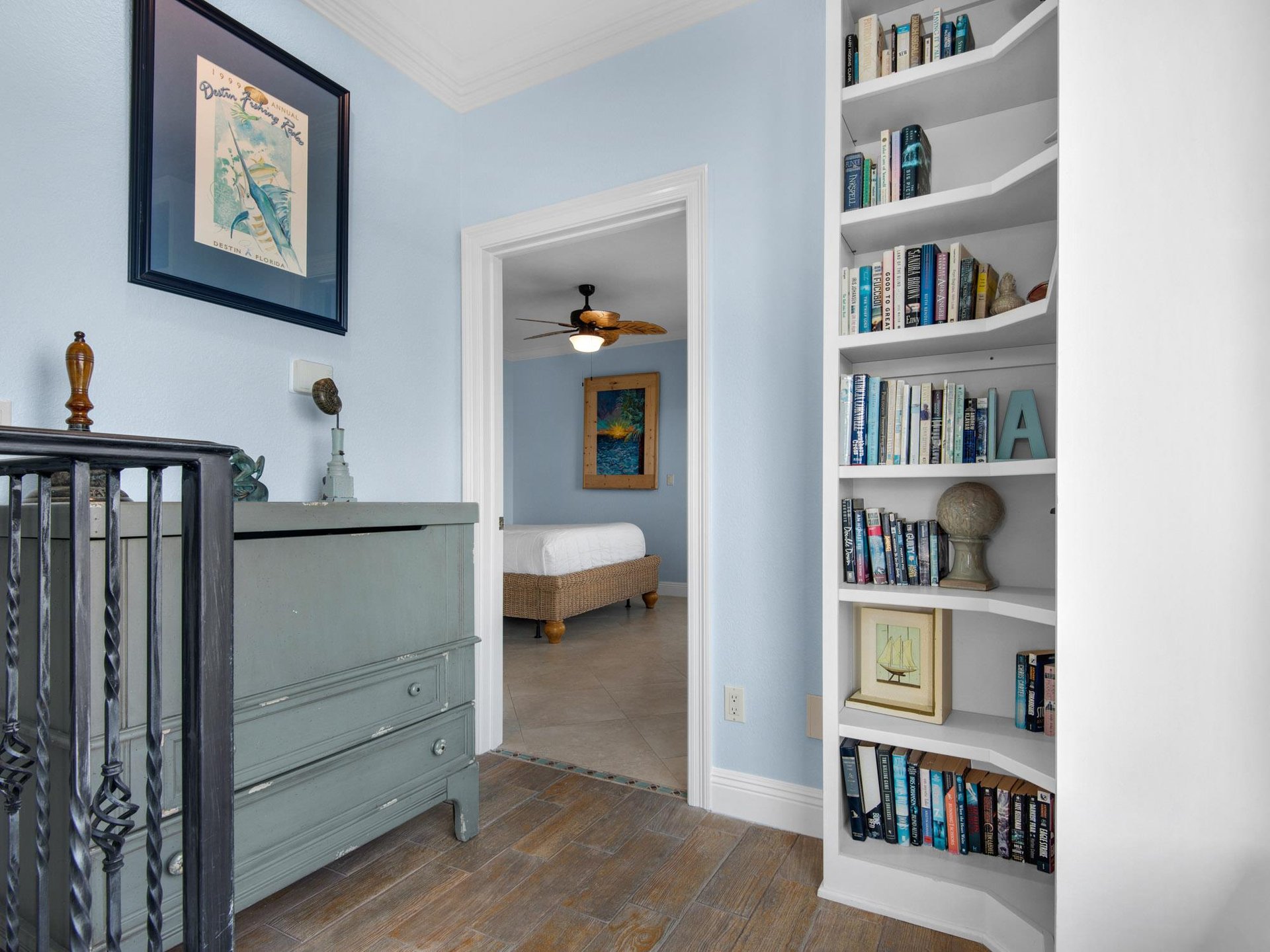 3rd Floor Book Area in Hallway