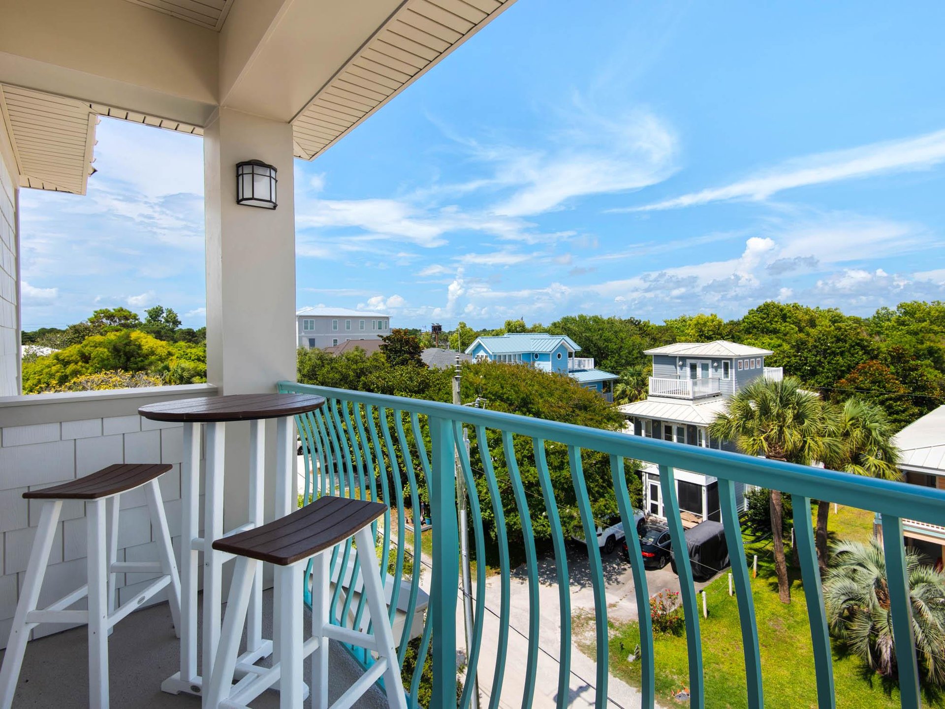 Private Balcony off 4th Floor Bedroom 3
