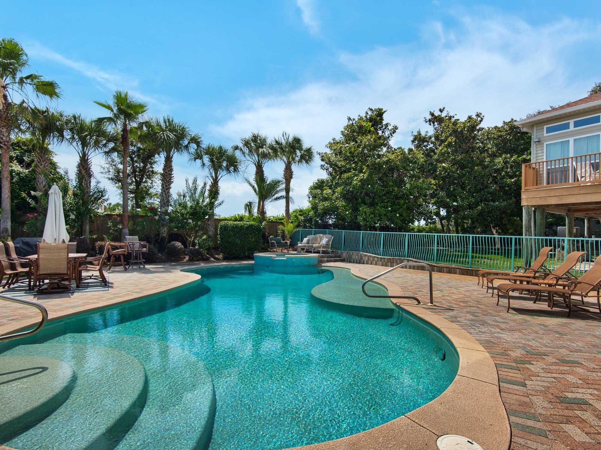 Beautiful Lagoon Style Pool