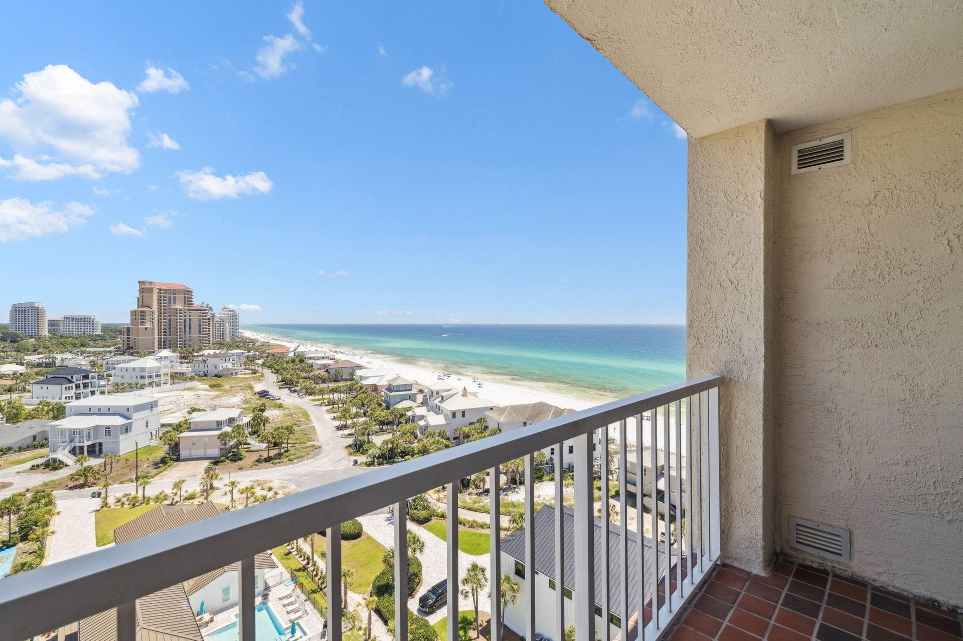 Private Balcony off 1st Guest Bedroom