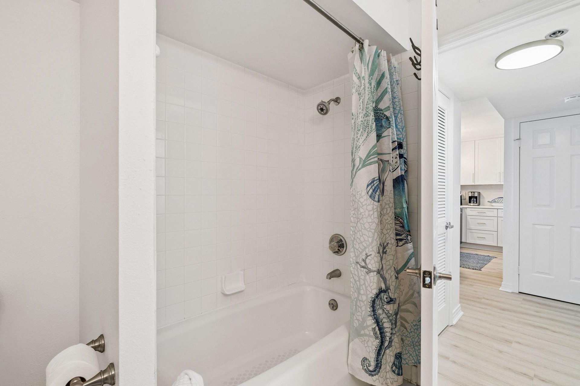 Tub Shower Combo in 1st Guest Bathroom