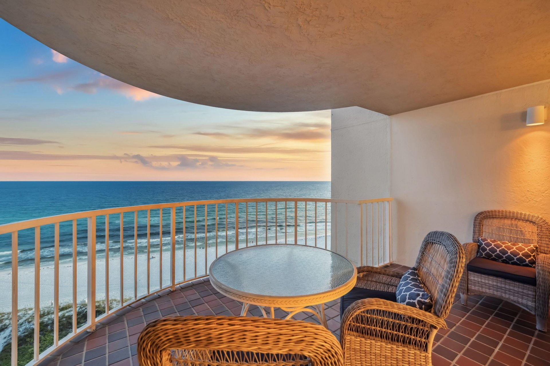 Beautiful Sunsets from the Private Patio