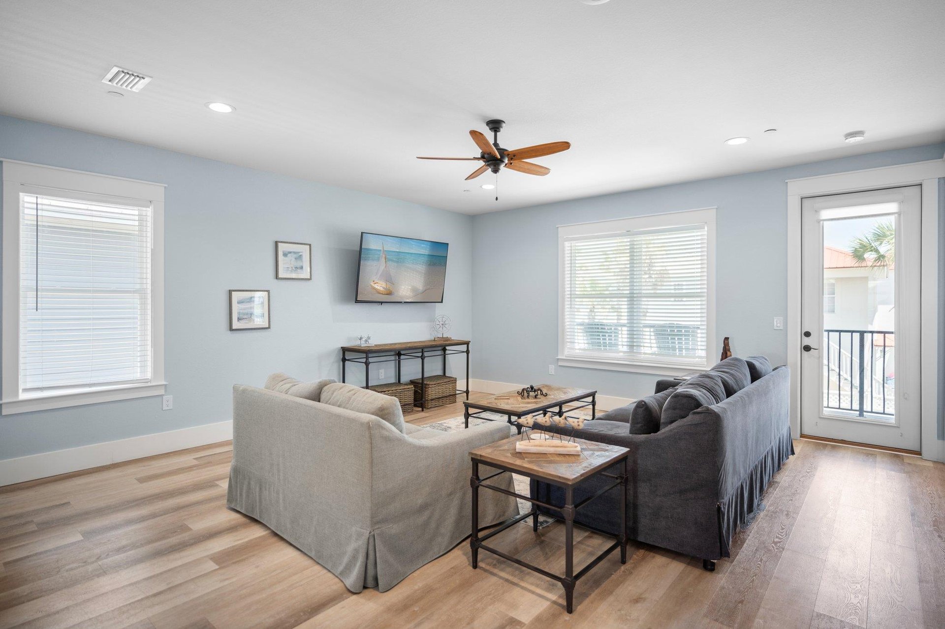 2nd Fl Living Room with Balcony Access