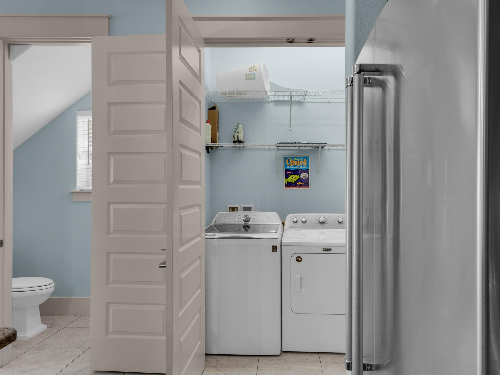Laundry Area in Main House  1st Floor