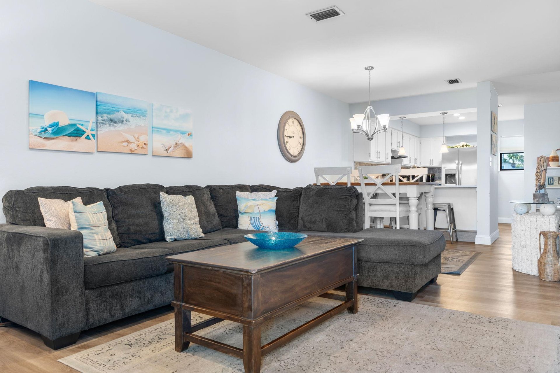 2nd Fl Open to Living, Dining and Kitchen