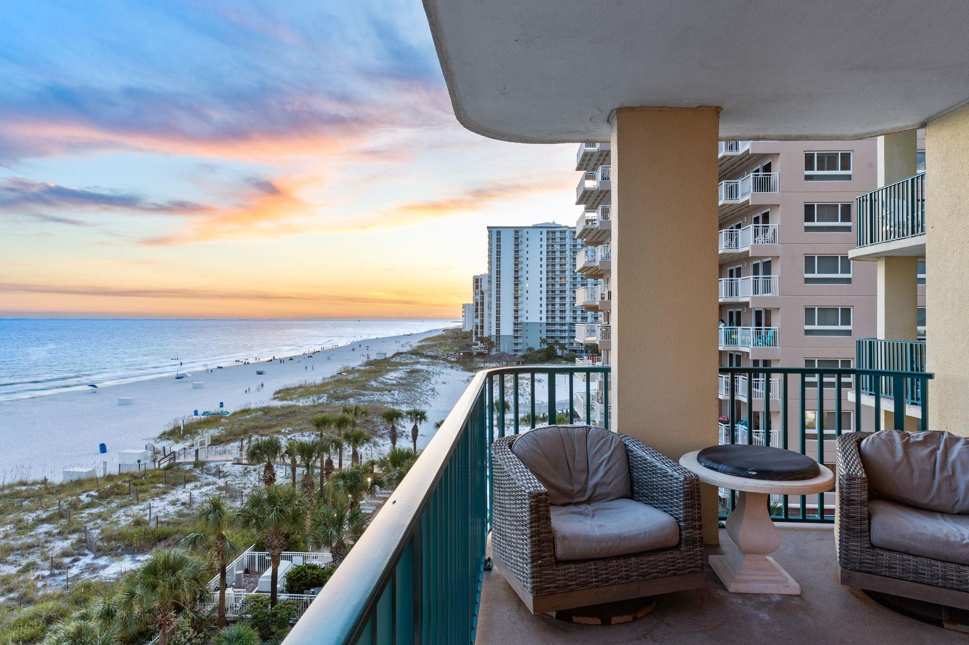 Sunset Balcony Views