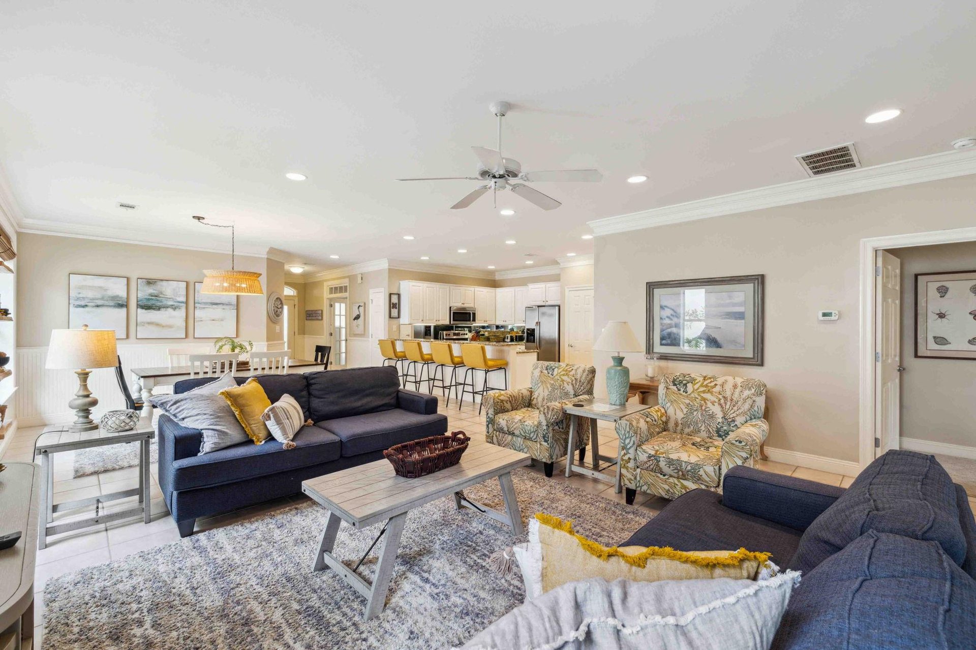 Living Area with Seating for the Whole Family