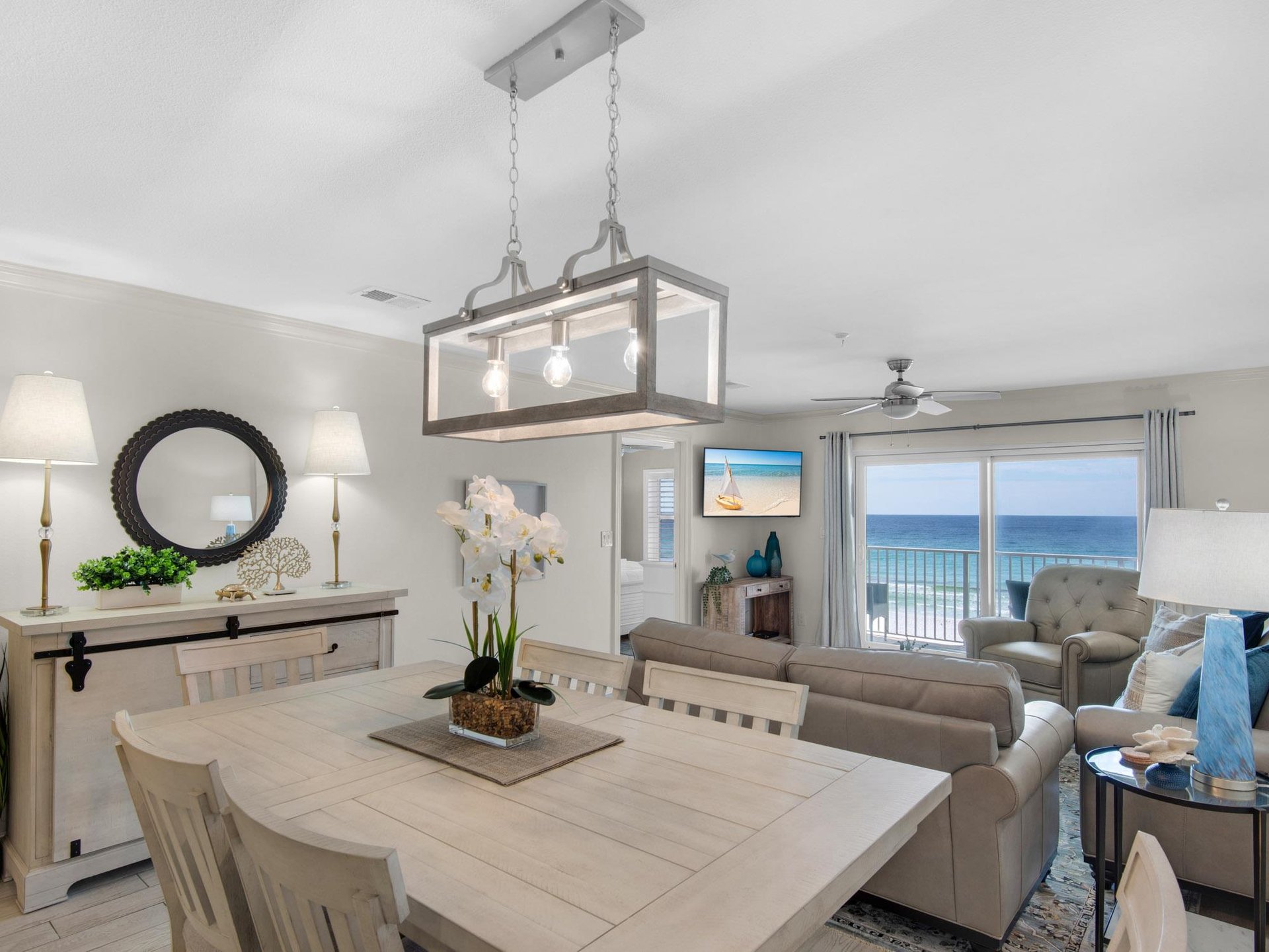 Gulf View from Dining Area