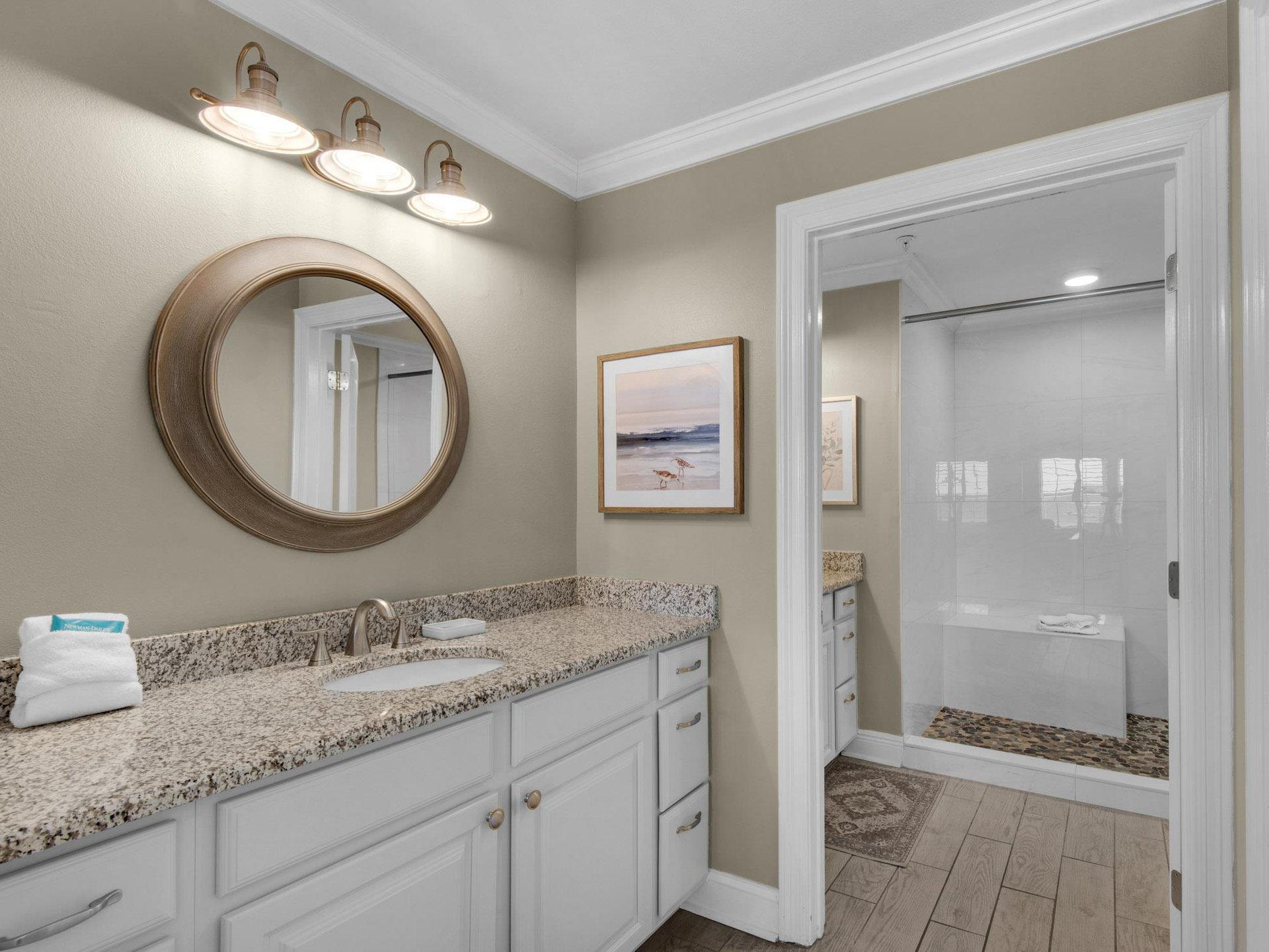 Bathroom 1 with WalkIn Shower