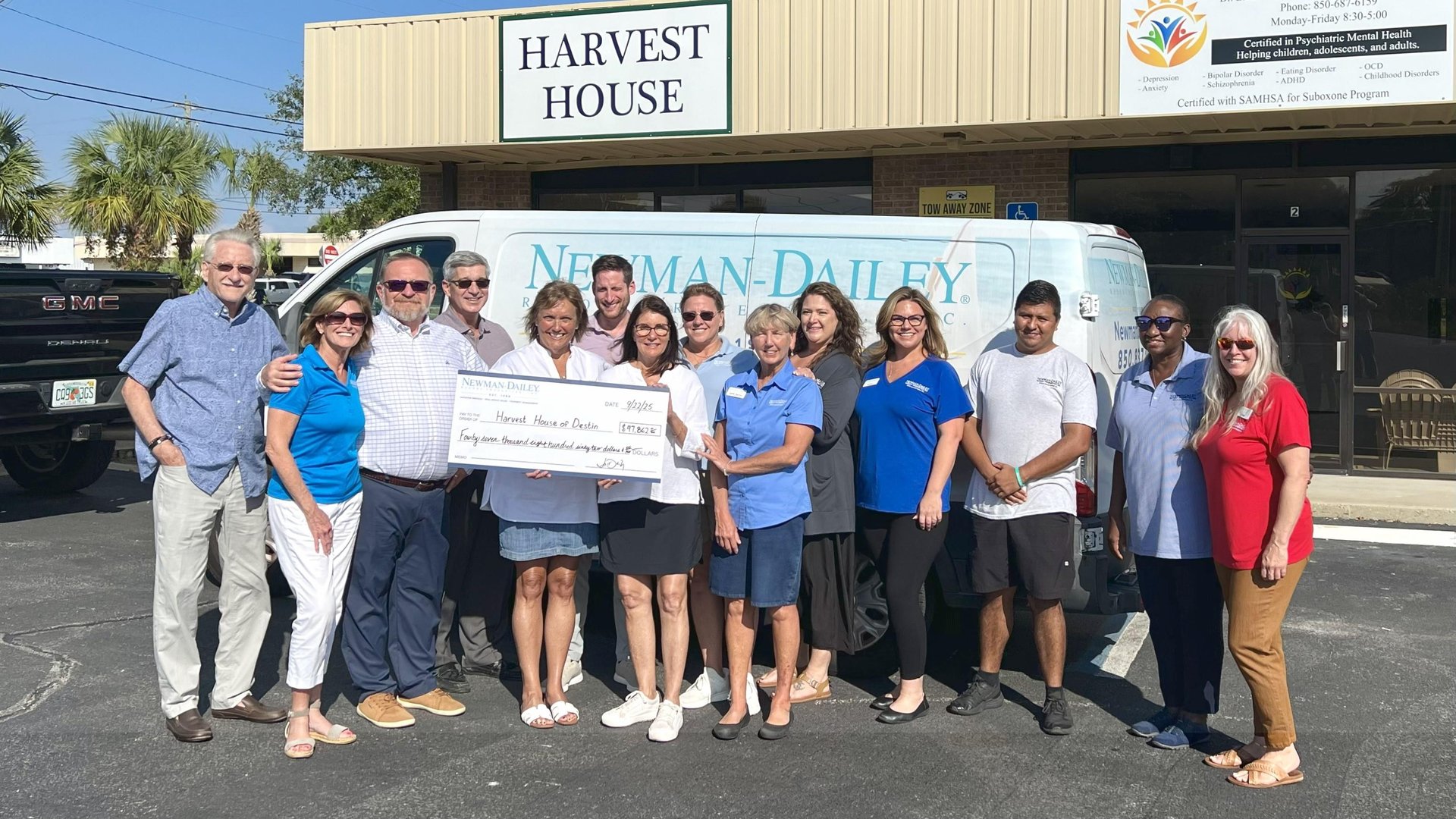 Harvest House Donation