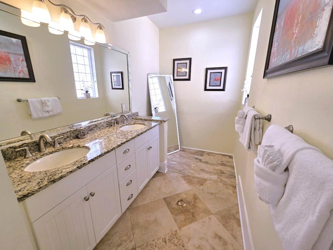 2nd floor bathroom 2 private with walk in shower