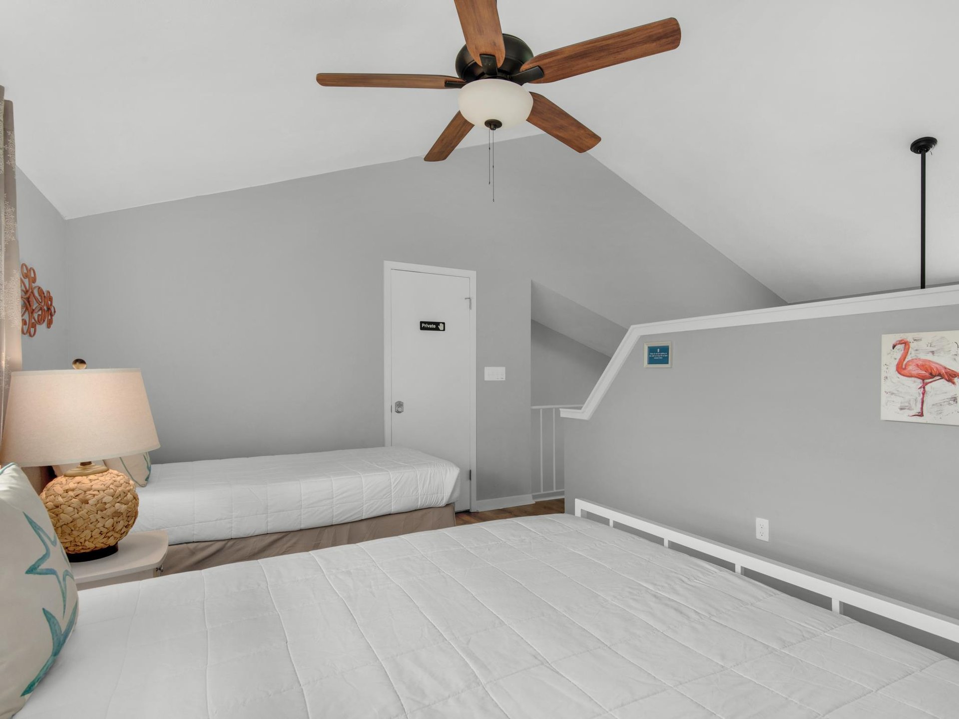 Raised Wall for Extra Privacy in Bedroom 3