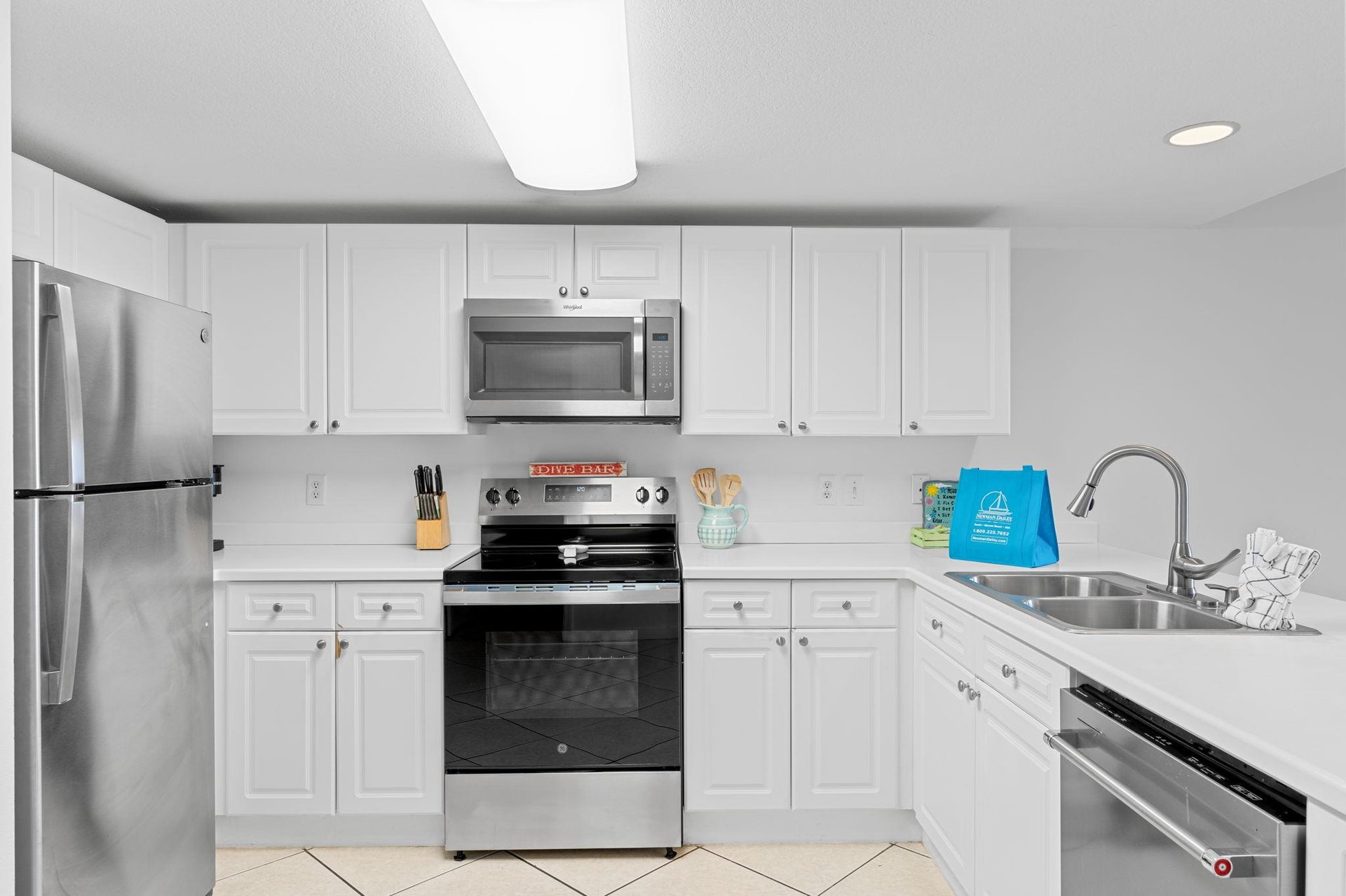 Kitchen with Stainless Appliances