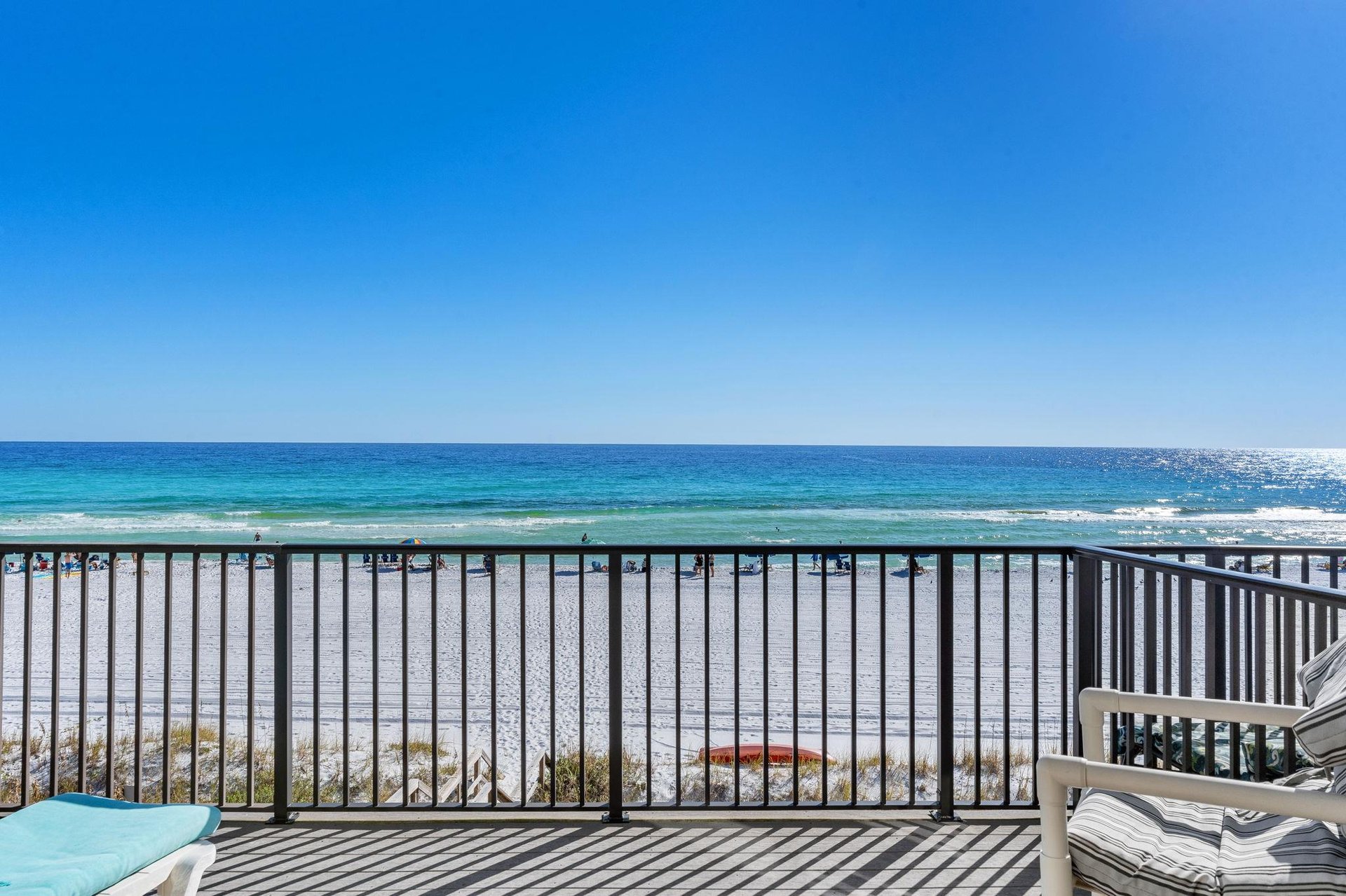 Private Balcony off Bedroom 1