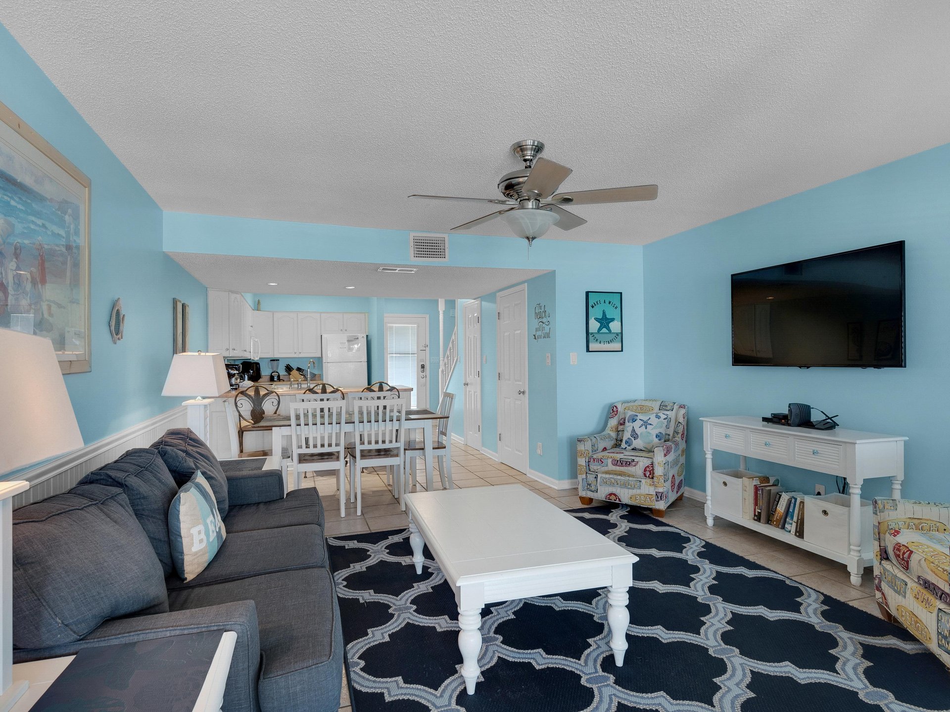 Living Room located on main level, 2nd fl