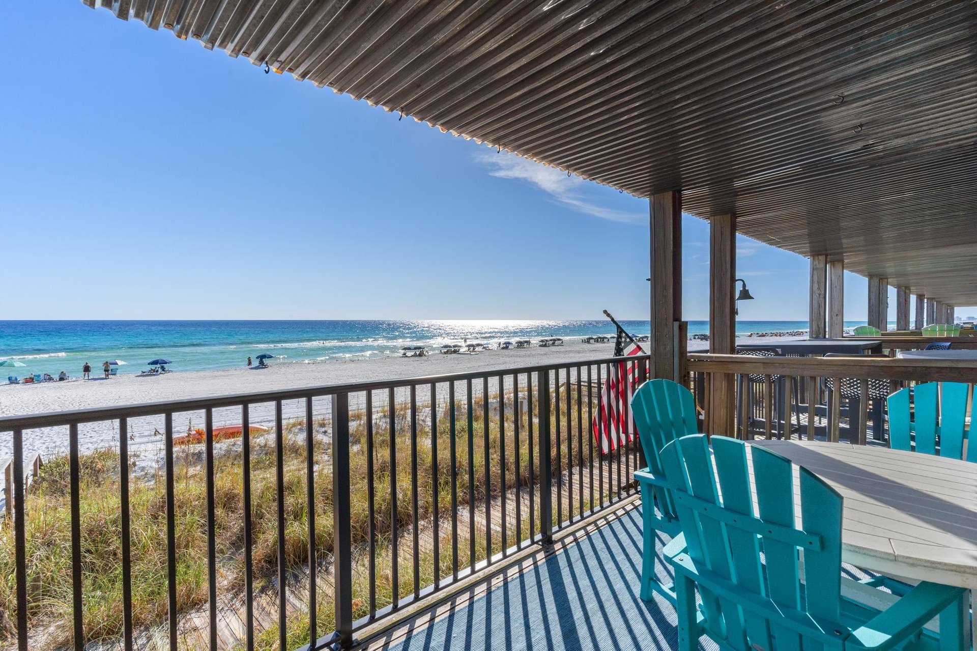 Beautiful Gulf View from your Private Balcony on 1st Floor