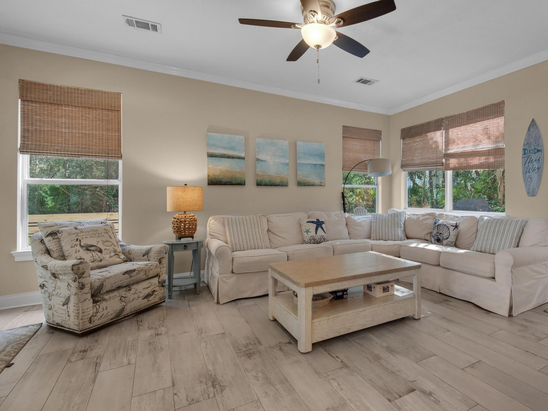 1st Floor Living Area with Plenty of Seating