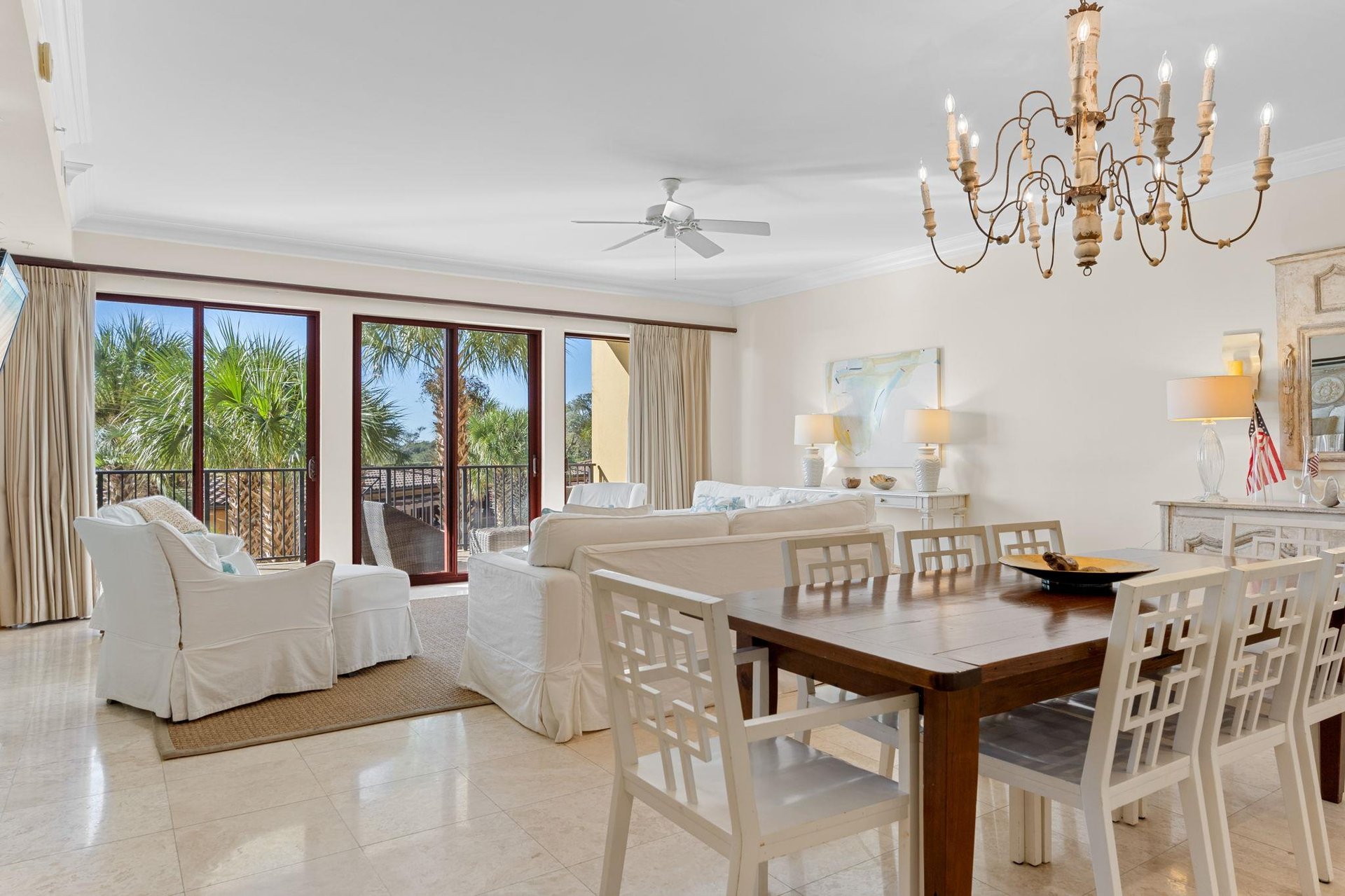 Open Living and Dining