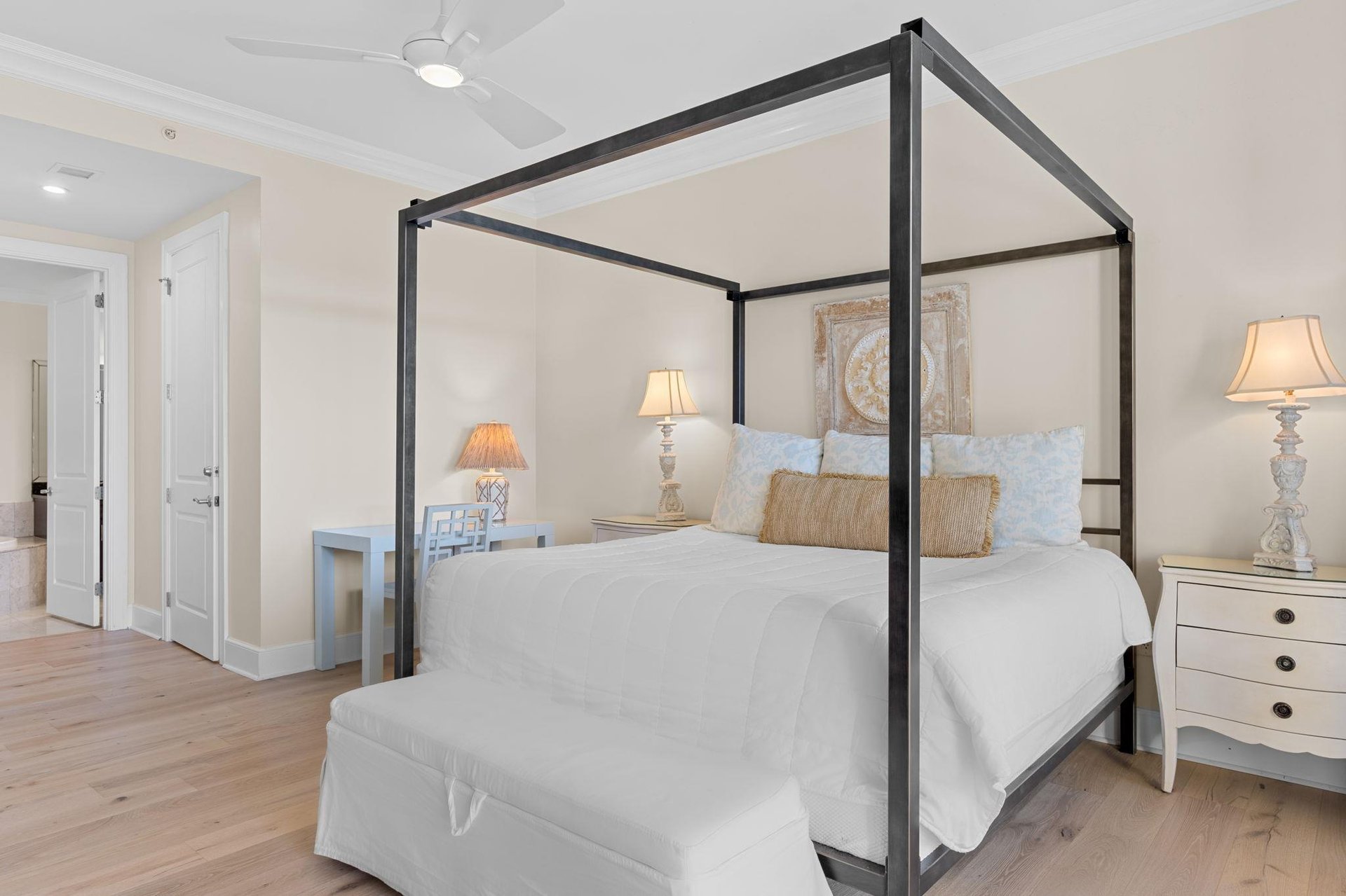 King Bed in Bedroom 1