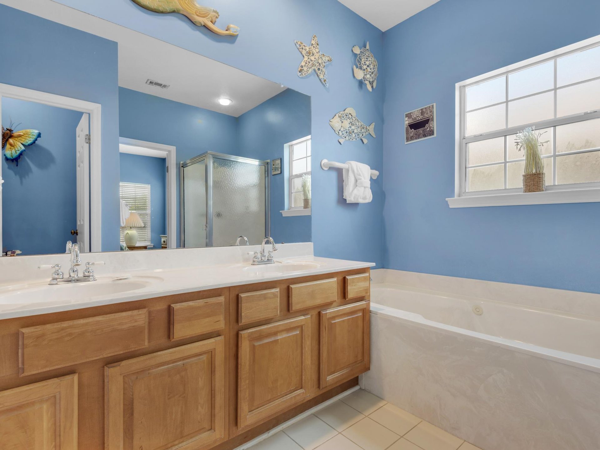 Bathroom 1 with Double Vanity