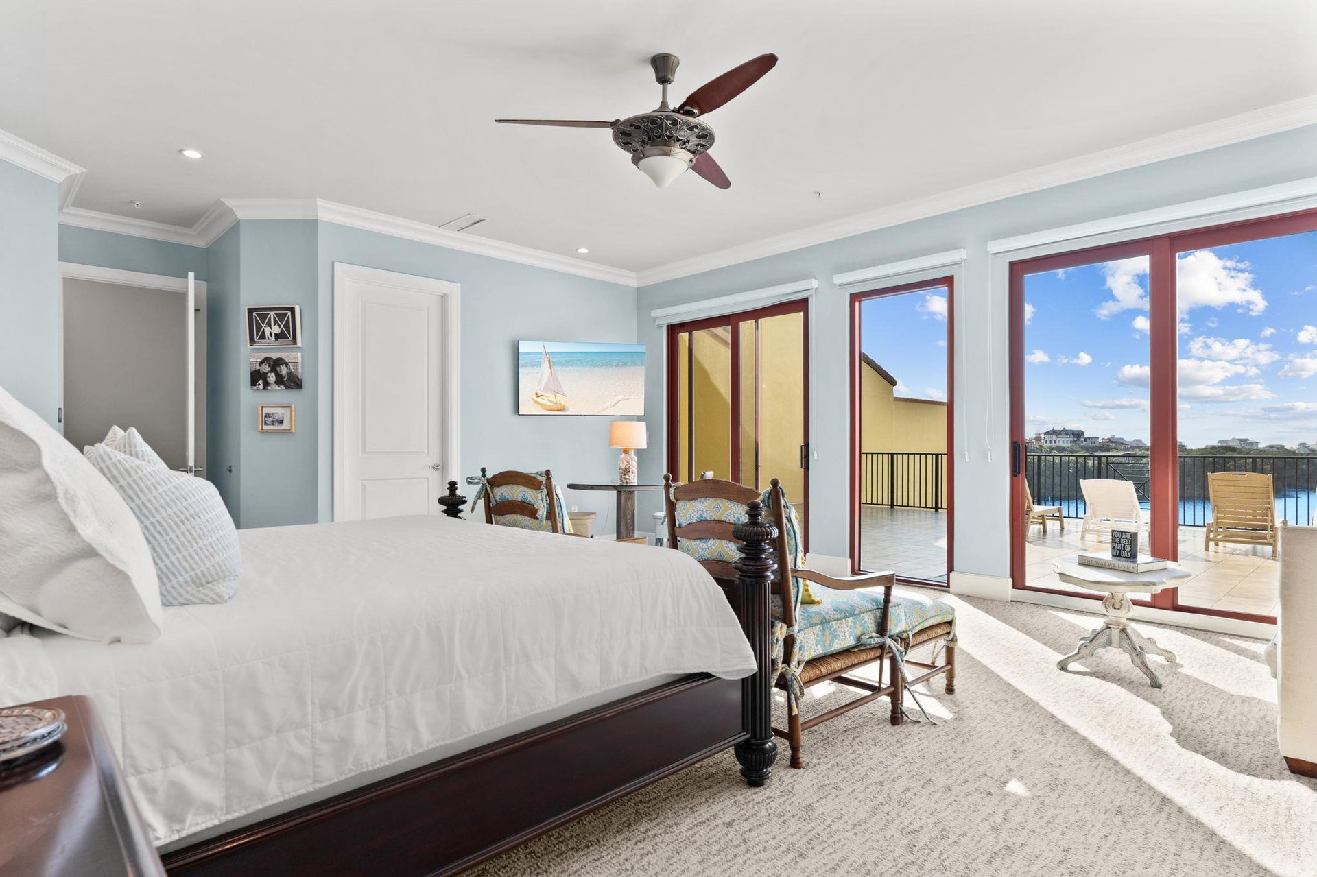 Bedroom 1 on 2nd Floor with Amazing View