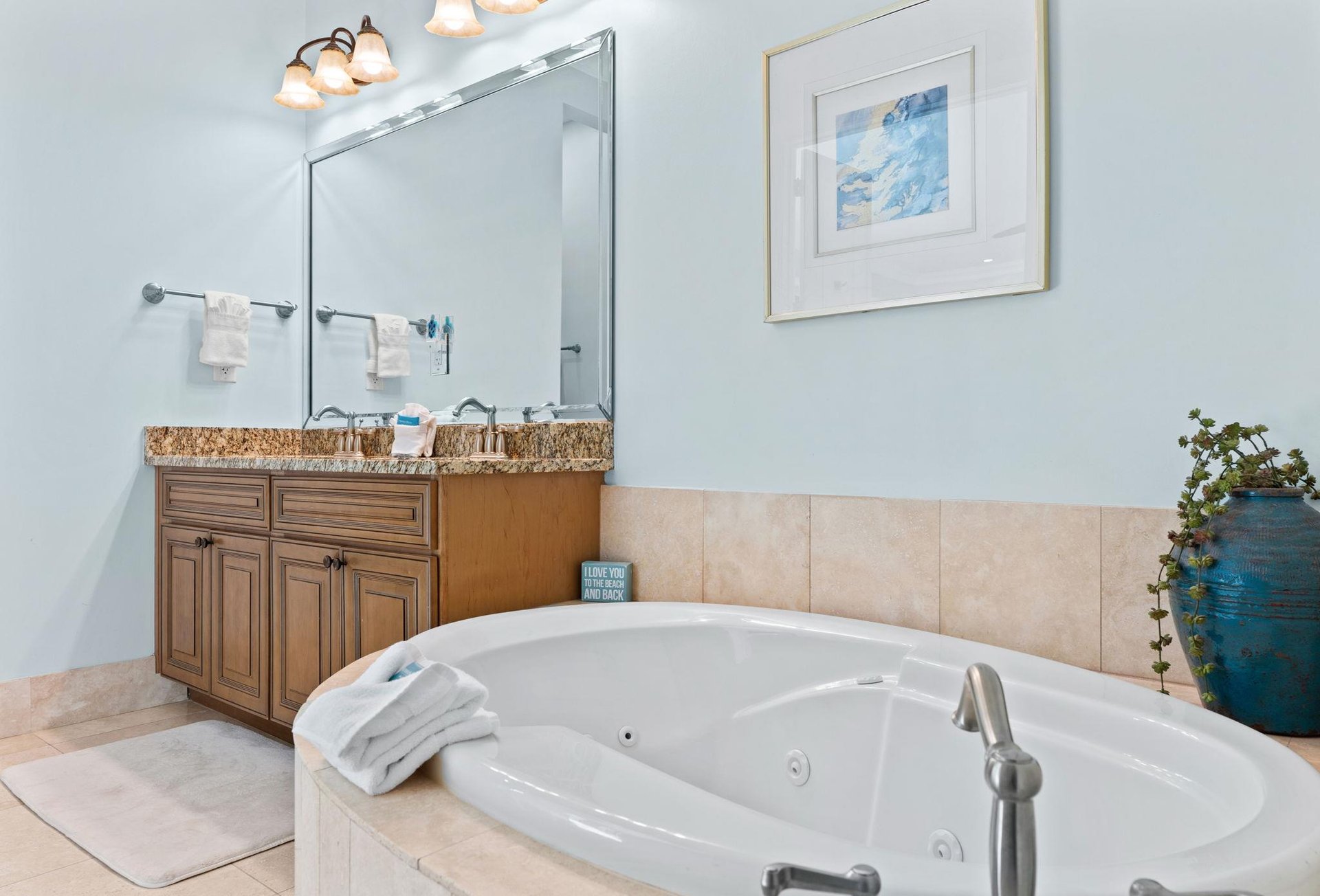 Bathroom 1 on 2nd Floor with Garden Tub