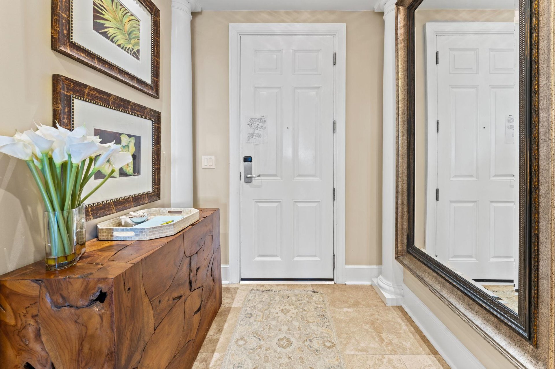 Entrance into your Beautiful Beachfront Condominium