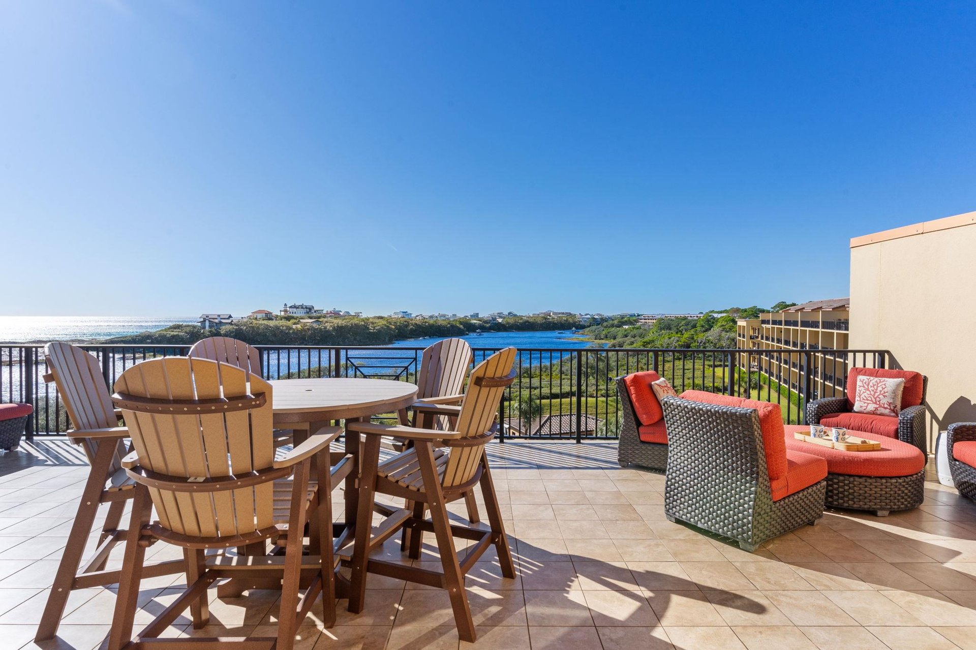 Private Balcony with Expansive Views on 2nd Floor off Bedroom 1