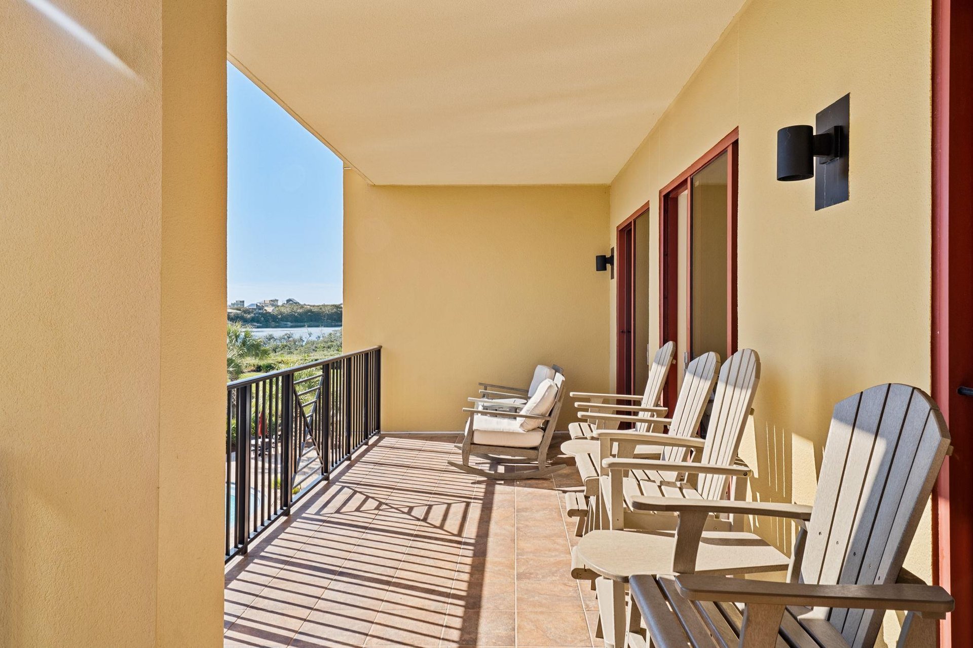 Private Balcony off Bedroom 1