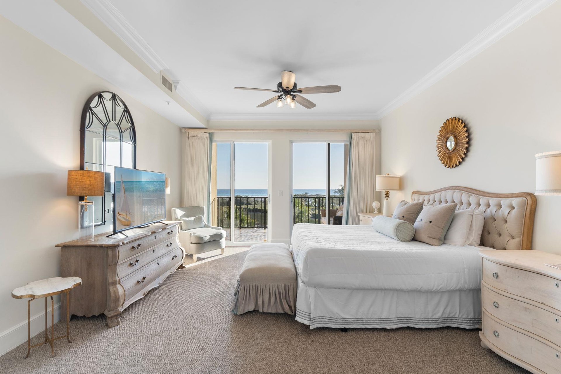 Spacious King Bed in Bedroom 1