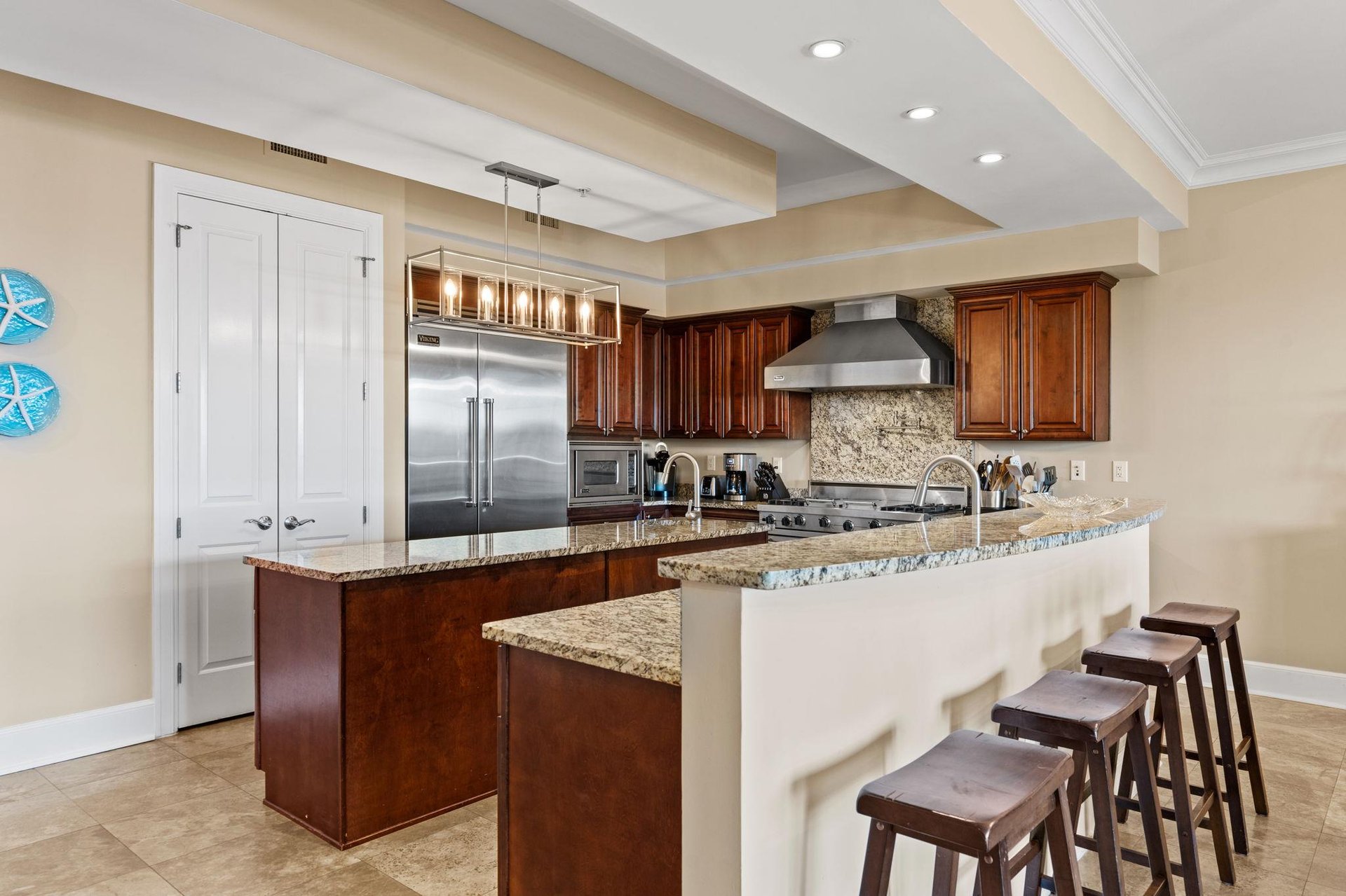 Kitchen with Bar Seating
