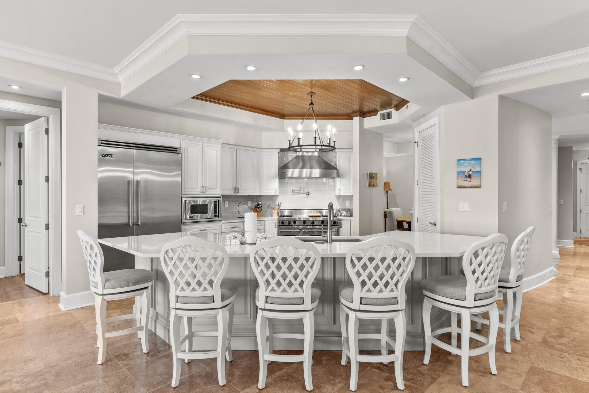 Kitchen with Bar Seating