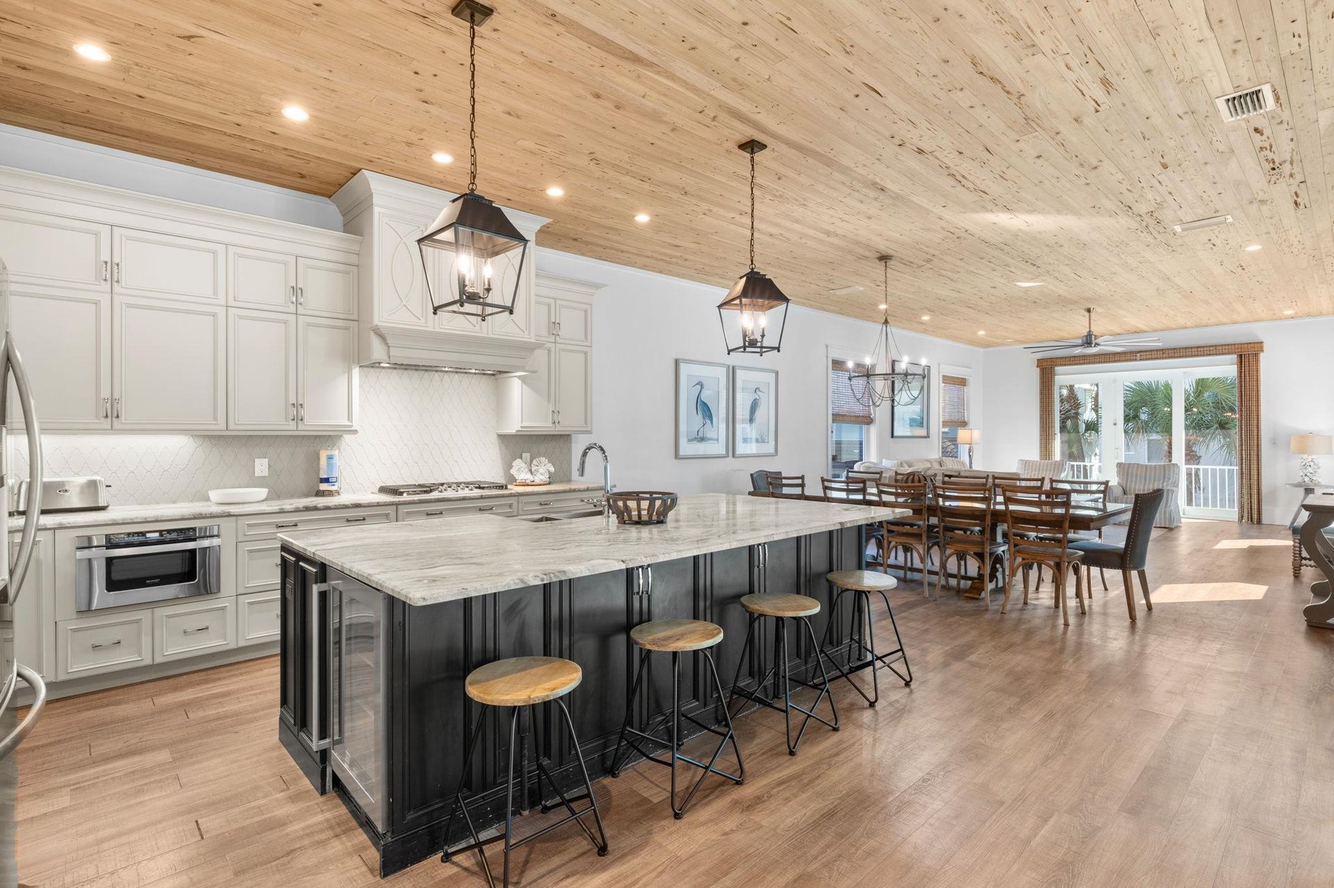 Large Island and Kitchen Open Living