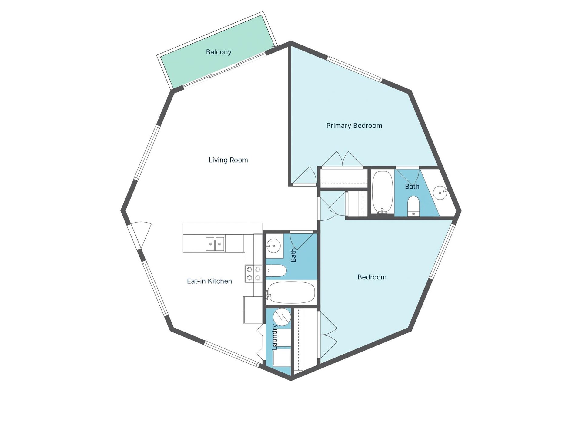 Crystal Village 26B Floor Plan