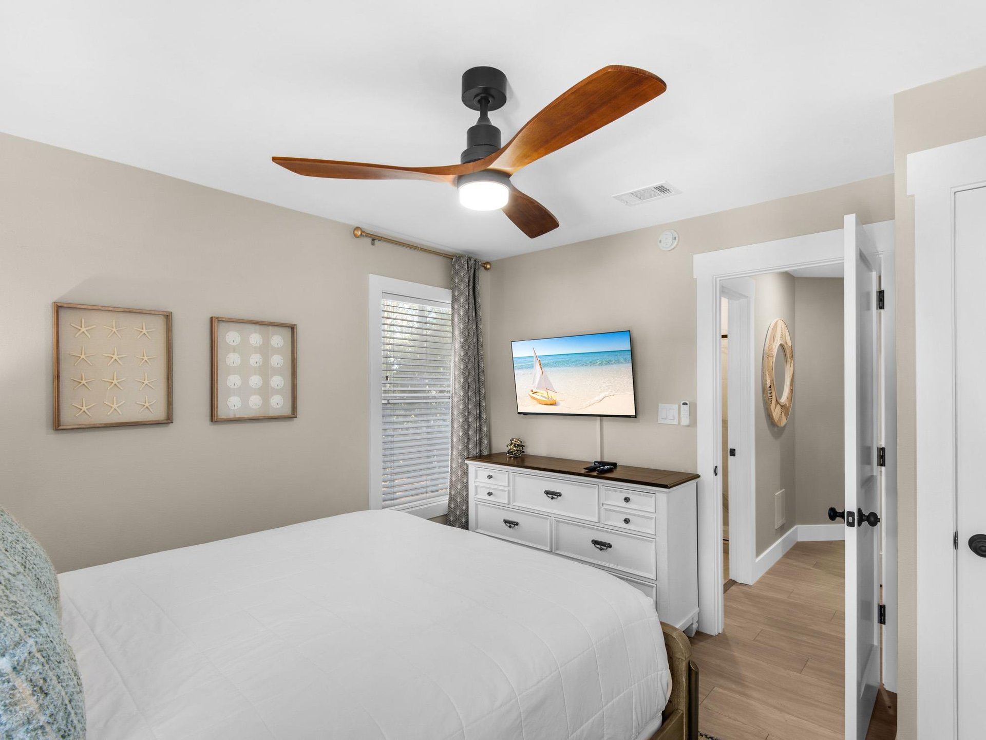 Guest Bedroom with Smart TV