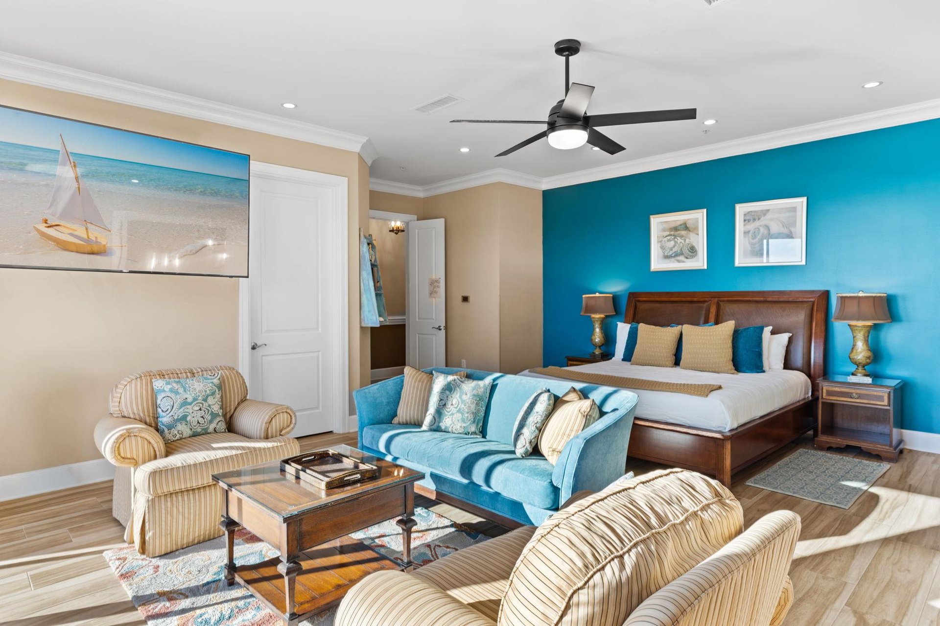 Bedroom 1 with Sitting Area