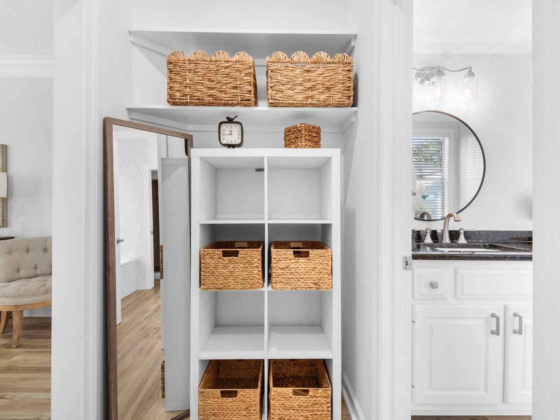 Walk Through Closet in Primary