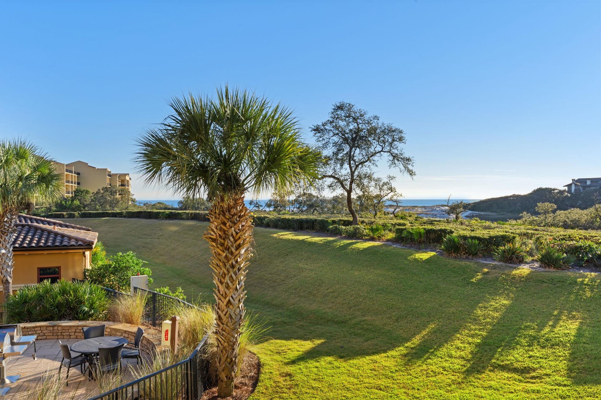Great View of the Gulf of Mexico and Lush Grounds