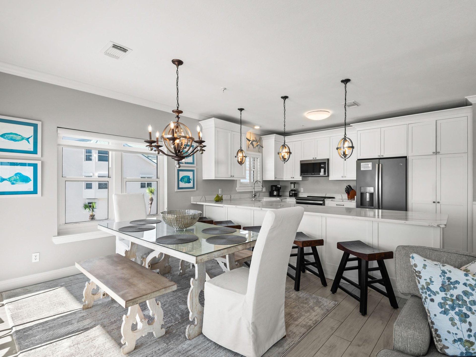 Kitchen and Dining Room on First Floor