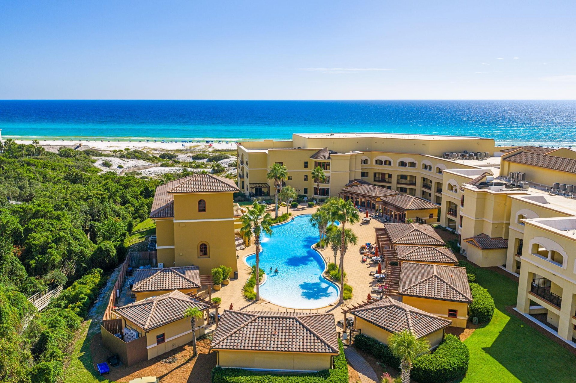 a resort with a pool