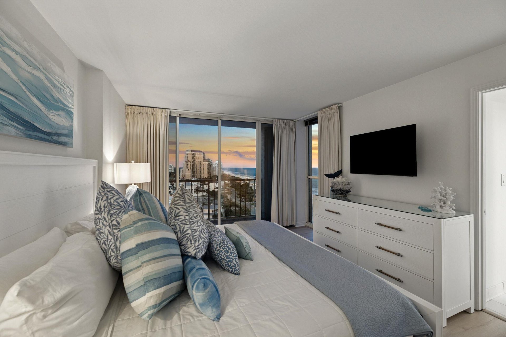 Sunset Views from 1st Guest Bedroom