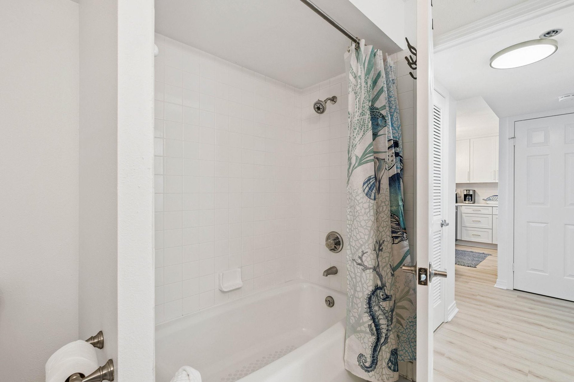 Tub Shower Combo in 1st Guest Bathroom