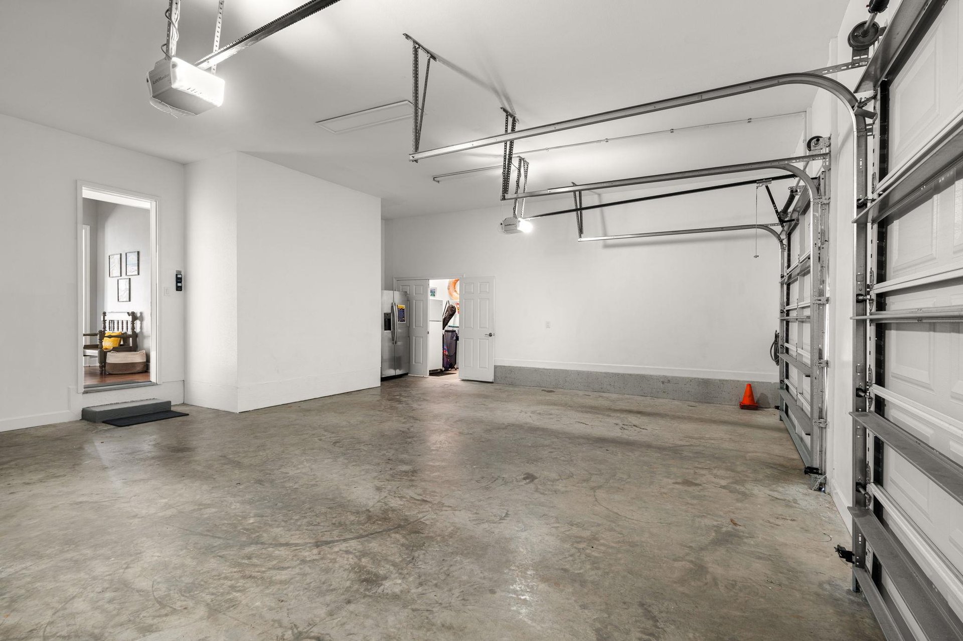 Youll have convenient access to a spacious twocar garage with automatic door openers for secure parking during your stay.