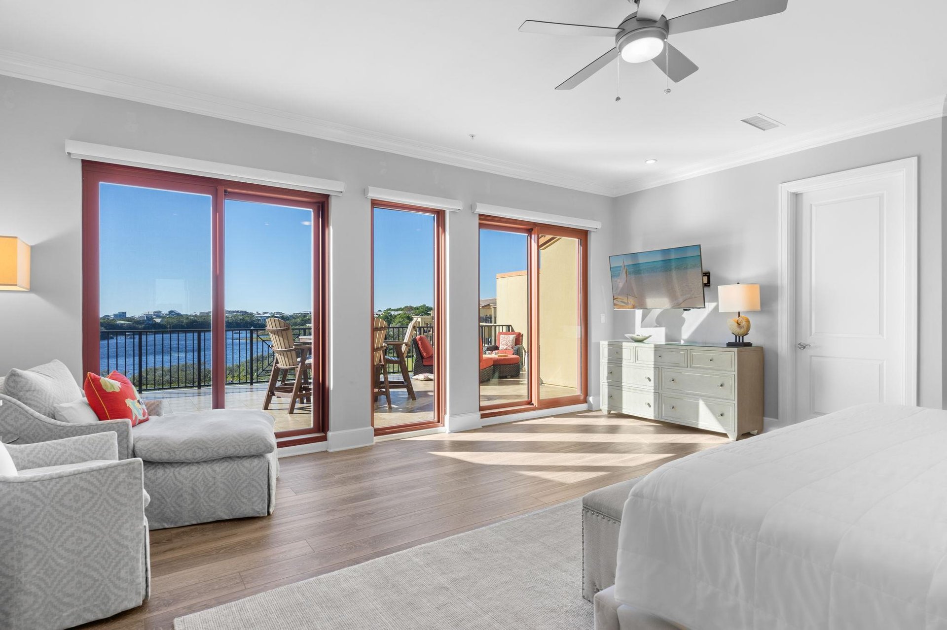 Bedroom 1 with Private Balcony on 2nd Floor