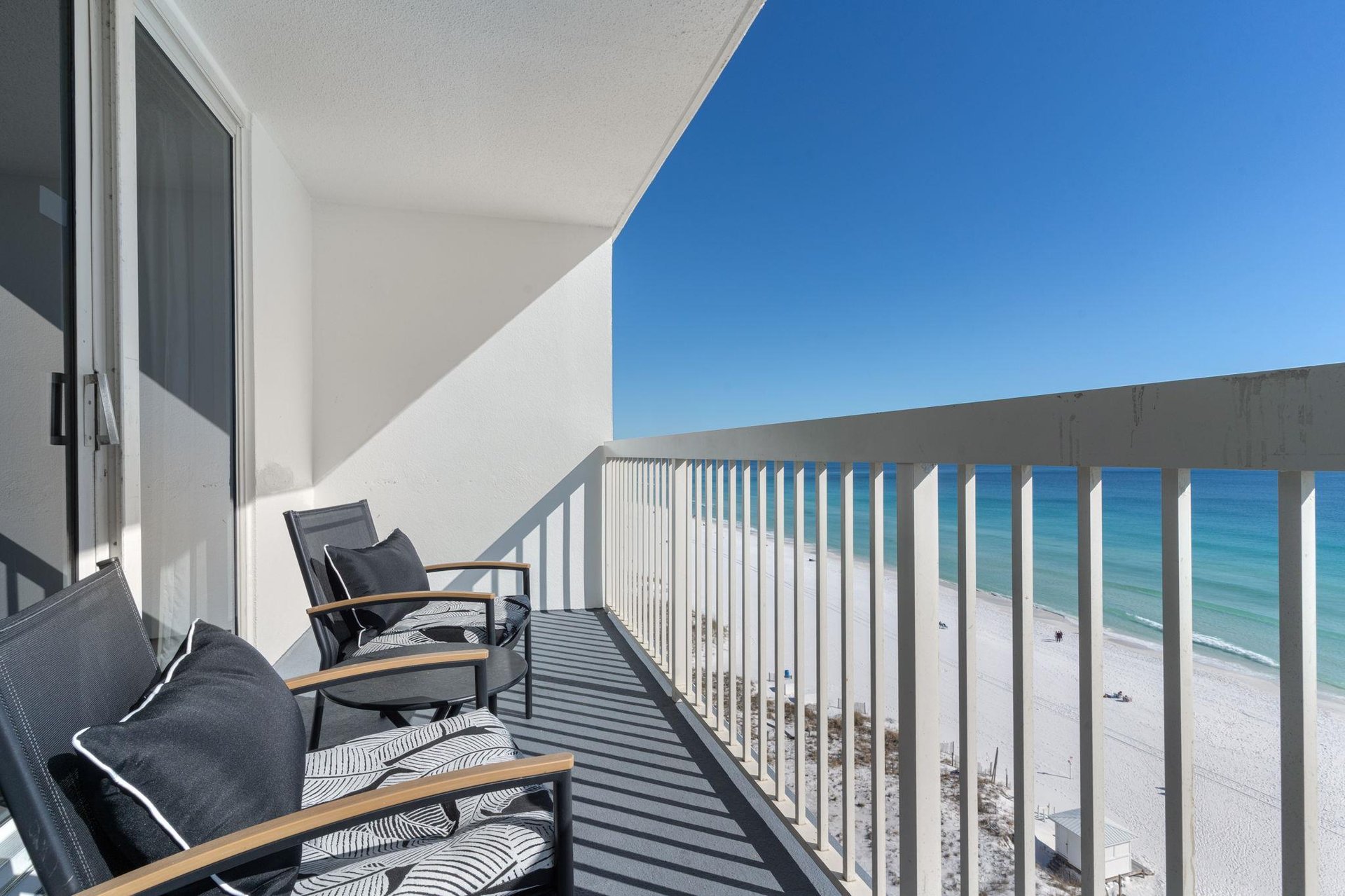 Relax on your private balcony with stunning Gulf views