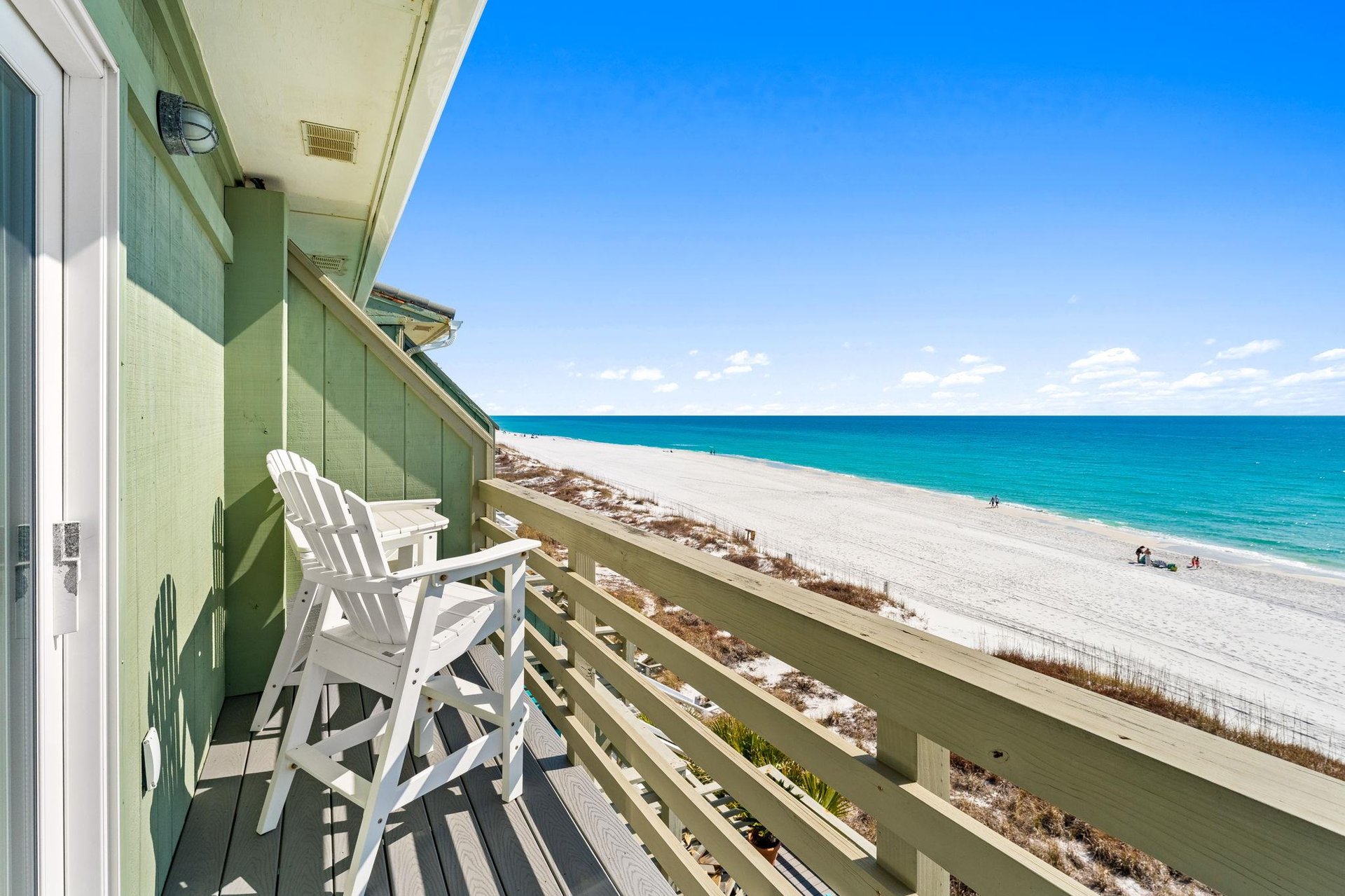 Bedroom 1 Private Gulf Front Balcony