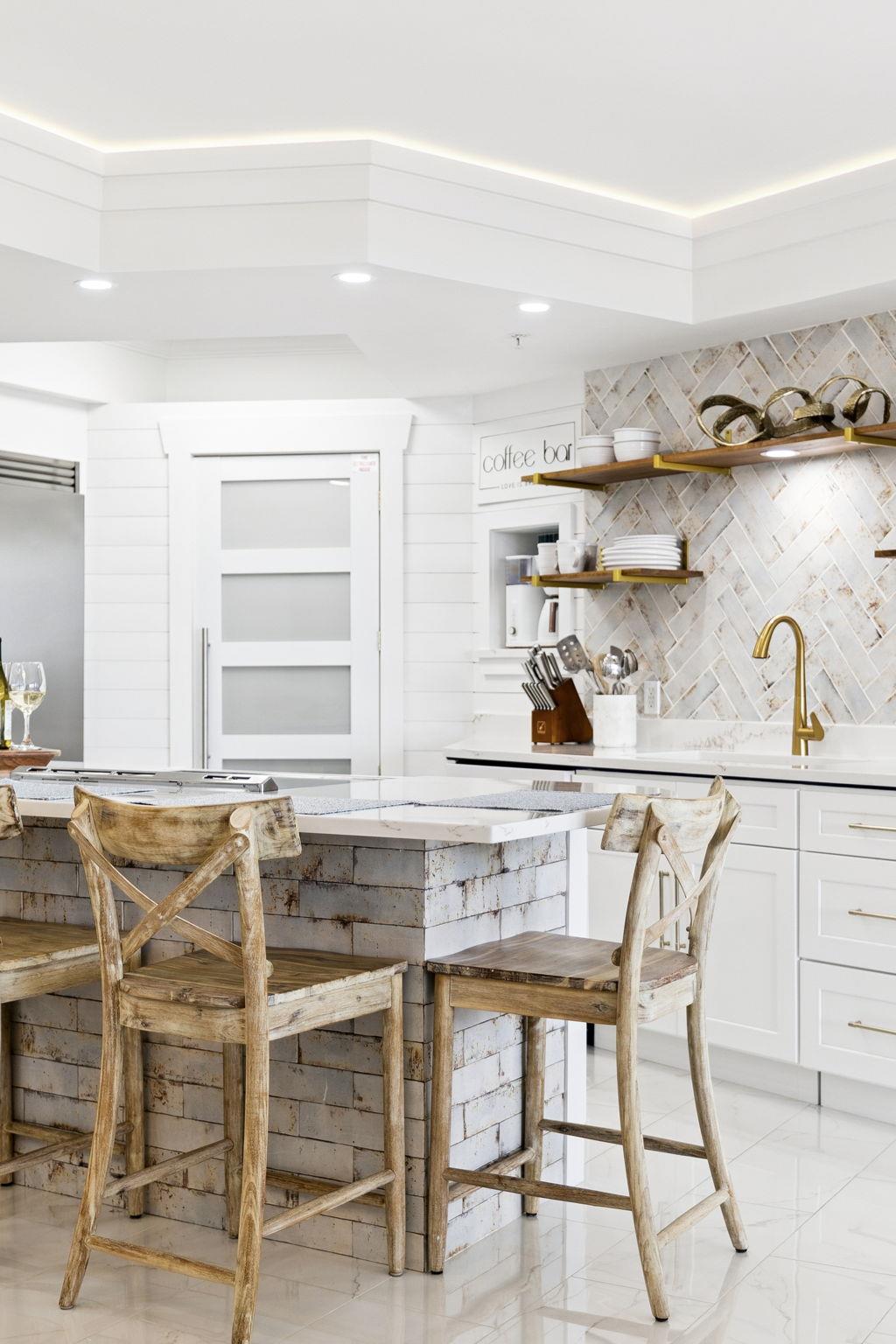 Youll love cooking in this bright, elegant kitchen