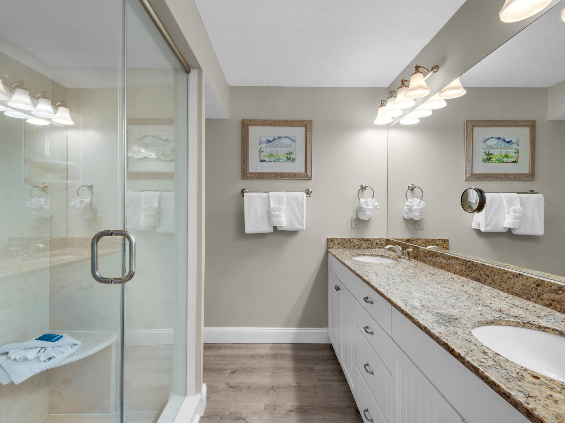 Bathroom 1 with WalkIn Shower