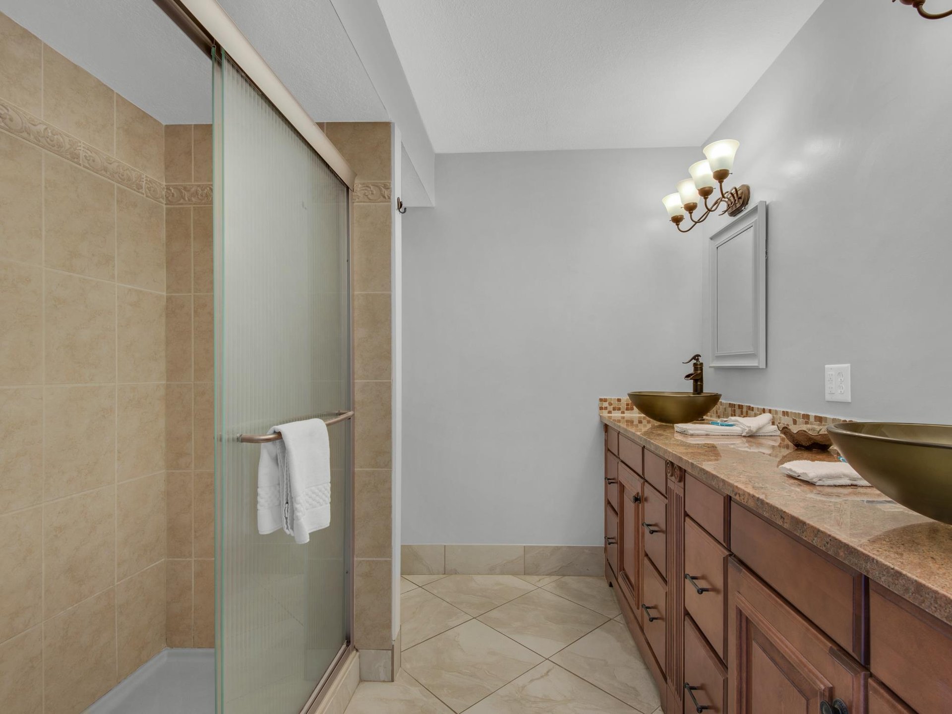 Bathroom 1 with WalkIn Shower