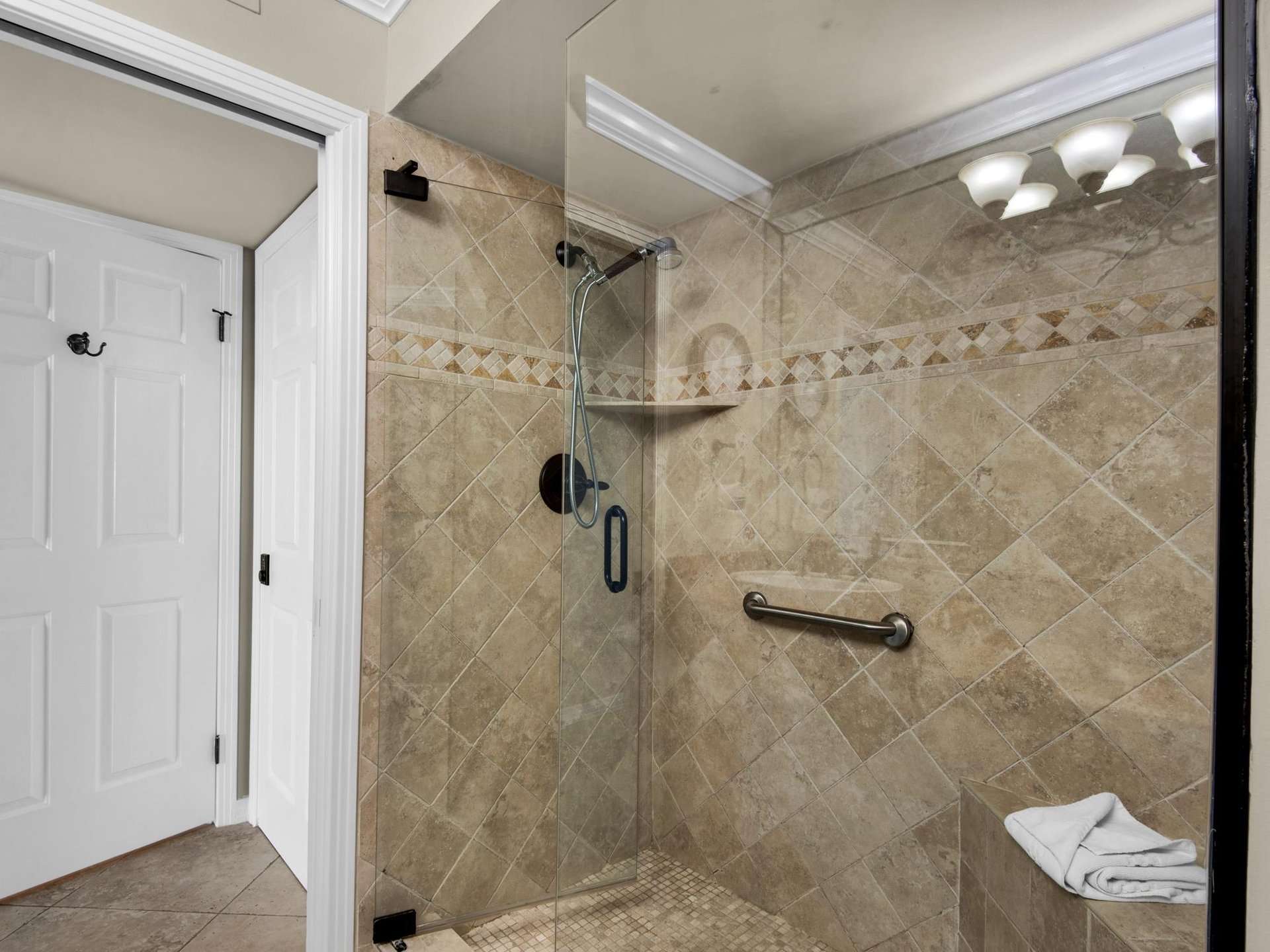 Bathroom 1 with WalkIn Shower